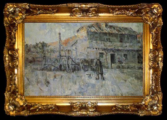 framed  John Russell Elge,Italy, ta009-2